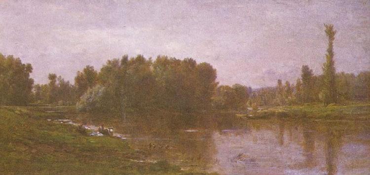 Die Ufer der Oise, Charles-Francois Daubigny